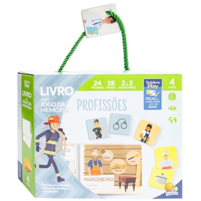 Todolivro Play Memo 4A Profissões | Todolivro