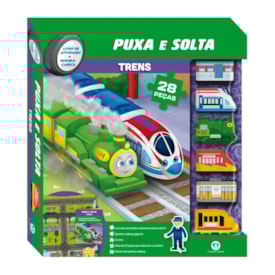 Trens | Livro De Atividades + Quebra-Cabeça | 3 A 5 Anos