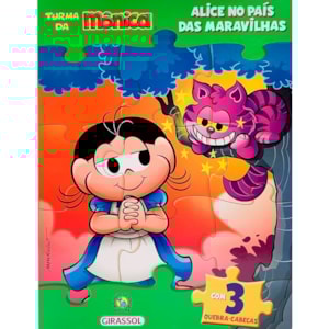 Turma da Mônica | Alice no País das Maravilhas | Quebra - Cabeças