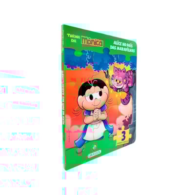 Segunda imagem do produto Turma da Mônica | Alice no País das Maravilhas | Quebra - Cabeças