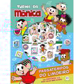 Turma da Mônica | Com Adesivos 3-D | 3 a 5 Anos