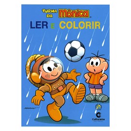Turma da Mônica | Ler e Colorir | Brochura Azul