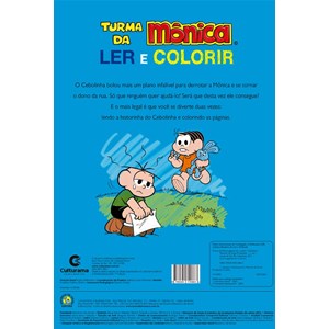 Turma da Mônica | Ler e Colorir | Brochura Azul Gigante