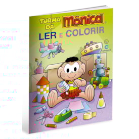 Turma da Mônica | Ler e colorir | Brochura Verde Gigante