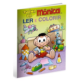 Turma da Mônica | Ler e colorir | Brochura Verde Gigante