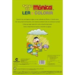 Turma da Mônica | Ler e colorir | Brochura Verde Gigante