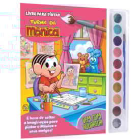 Turma da Mônica | Livro para Pintar | Aquarela
