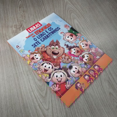 Segunda imagem do produto Turma da Monica | O Lobo e os Sete Cabritinhos | Libras