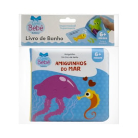 Um Livro de Banho | Amiguinhos do Mar | 6 a 12 Meses