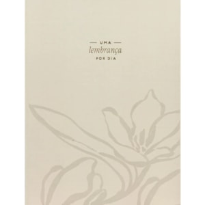 Uma Lembrança Por Dia | Journal de Lembranças | Bege