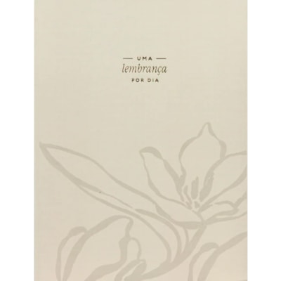 Uma Lembrança Por Dia | Journal de Lembranças | Bege