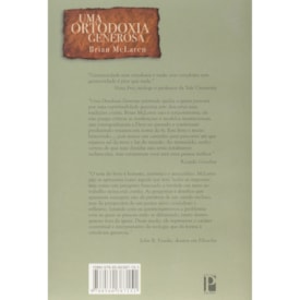 Segunda imagem do produto Uma Ortodoxia Generosa | Brian McLaren