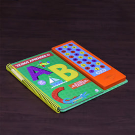 Segunda imagem do produto Vamos Aprender o ABC | Livro Sonoro e Escreva e Apague | 3 Anos