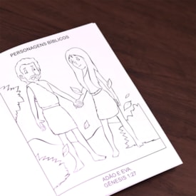 Segunda imagem do produto Vamos Colorir a Bíblia | Personagens Bíblicos | 4 Anos