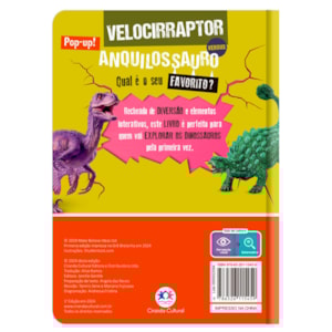 Segunda imagem do produto Velocirraptor Versus Anquilossauro | Pop-Up!
