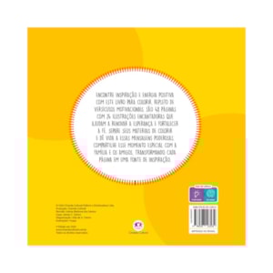 Segunda imagem do produto Versículos de Motivação | Livro de Colorir