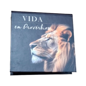Vida em Provérbios | Leão | Inspiração e Promessas Caixinha de Versos Bíblicos
